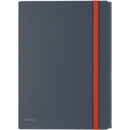 Leitz® Eckspannermappe Cosy, A4, bis 150 Blatt, 3 Klappen & Innentasche, Gummibandverschluss, Polypropylen, grau