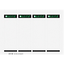 LEITZ® Einsteckschilder für 180°-Qualitätsordner, Rückenbreite 80 mm, bedruckbar, 100 Stück