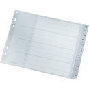 LEITZ® kunststof indexbladen, kalender dec.-jan. (12 bladen), nr. 1288