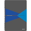 LEITZ® Office Collegeblock 464700 DIN A4, laminierter Einband, kariert, blau