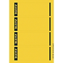 LEITZ® Rückenschilder kurz, PC-beschriftbar, Rückenbreite 80 mm, selbstklebend, 100 St., gelb