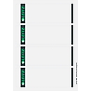 LEITZ® rugetiketten kort, via pc beletterbaar, rugbreedte 80 mm, zelfklevend, 100 st., grijs
