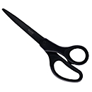 LEITZ® Schere Titanium 5420, ergonomisch, Antihaftbeschichtung, für Links-/Rechtshänder, L 205 mm, titanbeschichteter Stahl/Kunststoff, schwarz