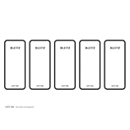 LEITZ® spine labels WOW/Style, back width 80 mm, self-adhesive, 50 pieces