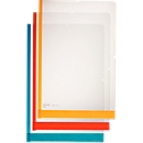 LEITZ® transparent folder Desk Free, grained, 6 pieces