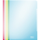 LEITZ® transparent folder Premium 4153, smooth, 100 pieces, assorted colours