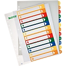 LEITZ® Überbreite Kunststoffregister, Zahlen-Register, Zahlen 1-12,  Nr. 1294