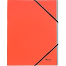 Leitz® verzamelmap Recycle, A4, 6 vakken met blanco tabbladen, inhoudsopgave, elastische sluiting, karton, rood