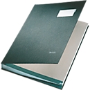 LEITZ vloeiboek A4, 20 waaiers, karton/polypropeen, zwart