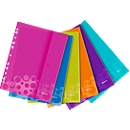 LEITZ® Wow insteekhoesje, A4, met klep aan zijkant, 6 stuks