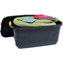 Lekkage set voor noodgevallen universeel geel, absorptie van 100 l, 77 delen, in verrijdbare koffer