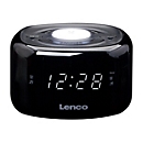 Lenco CR-12 - Radiouhr - Schwarz