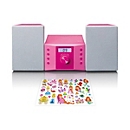 Lenco MC-013 - Microsystem - 5 Watt (Gesamt) - pink
