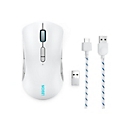 Lenovo Legion M600 Gaming Mouse - Maus - ergonomisch - rechts- und linkshändig - optisch - 9 Tasten - kabellos, kabelgebunden - 2.4 GHz, USB 2.0, Bluetooth 5.0 - schwarz (Gestell)