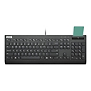 Lenovo Smartcard Wired Keyboard II - Tastatur - USB - Französisch - Schwarz - OEM