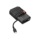 Lenovo ThinkPad 65W Slim AC Adapter (USB Type-C) - Netzteil - Wechselstrom 90-265 V - 65 Watt - Schweiz - Schwarz