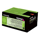 Lexmark 702HM - Magenta - original - Tonerpatrone - LCCP, LRP