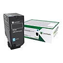 Lexmark - cyan - original - cartouche de toner - LCCP, LRP