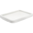 Lid for transport boxes with L 400 x W 300 mm, HDPE, natural color