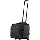 LIGHTPAK Businesstrolley Pioneer, mit Tragegriff und Rollen, Polyester, schwarz