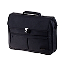 LIGHTPAK® Motion document case, lockable, with 17" Notebook compartment, adjustable shoulder strap, W 430 x D 100 x H 340 mm