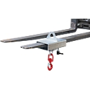Load hook for forklift and crane Bauer LH-I 3, with swivel, load capacity 3000 kg, galvanized