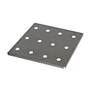 Lochblecheinsatz Standard für asecos Sicherheitsschränke der UB90 Serie, Edelstahl 1.4016, B 417 x T 364 x H 9 mm, bis 75 kg