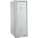 Locker - stalen - B 315 x D 500 x H 875 mm - veiligheidsslot met draaiende grendel - gemonteerd - lichtgrijs