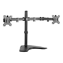 LogiLink Dual Monitor Desk Stand - Befestigungskit - einstellbarer Arm - für 2 Monitore
