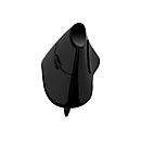 LogiLink Ergonomic Vertical - vertikale Maus - USB - Schwarz