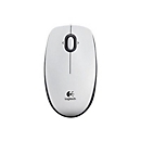 Logitech B100 - Maus - USB - weiß