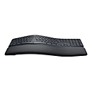 Logitech ERGO K860 - Tastatur - kabellos - 2.4 GHz, Bluetooth 5.0 - QWERTY - GB
