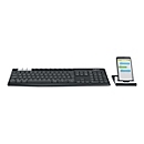 Logitech K375s Multi-Device - Tastatur - QWERTZ - Deutsch - Graphite, Off-White