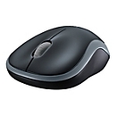 Logitech M185 - Ambidextre - Optique - RF sans fil - 1000 DPI - Gris