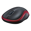 Logitech M185 - Maus - 2.4 GHz - Rot