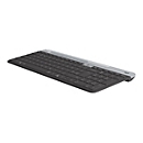 Logitech Slim Multi-Device K580 - Tastatur - kabellos - Bluetooth, 2.4 GHz - Pan-Nordic - Graphite