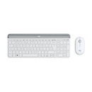 Logitech Slim Wireless Combo MK470 - Tastatur-und-Maus-Set - US International - Off-White
