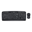 Logitech Wireless Combo MK330 - Tastatur-und-Maus-Set - kabellos - 2.4 GHz - Schweiz - Schwarz