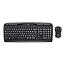 Logitech Wireless Combo MK330 - Tastatur-und-Maus-Set - US International - Schwarz