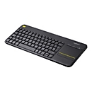 Logitech Wireless Touch Keyboard K400 Plus - Tastatur - kabellos - 2.4 GHz - Schweiz - Schwarz