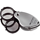 Loupe à encastrer Tech-Line, grossissement 3x+3x+3x=9x, diamètre de la lentille : 38 mm, fabriquée en Suisse