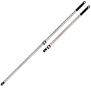 Magic-Click aluminium telescoopsteel, zonder mopovertrek, L 1500 mm, aluminium