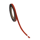 Magnetic tape, light red, 10 x 10000 mm