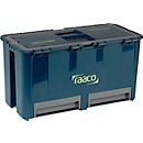 Mallette à outils Raaco Compact 27, 6 compartiments, L 474 x P 239 x H 250 mm, polypropylène, bleu