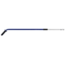 Manche télescopique pour balais Rubbermaid® Hygen™ Quick-Connect, système de connexion rapide, Ergo grip, L 1,21-182 m, aluminium, bleu-noir-blanc.