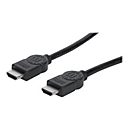 Manhattan HDMI Cable, 4K@30Hz (High Speed), 5m, Male to Male, Black, Ultra HD 4k x 2k, Fully Shielded, Gold Plated Contacts, Lifetime Warranty, Polybag - HDMI-Kabel - 5 m