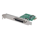 Manhattan PCI Express Card, 1x Parallel DB25 port, 2.0 Mbps, IEEE 1284, x1 x4 x8 x16 lane buses, Supports EPP/ECP/SPP modes, Three Year Warranty, Box - Parallel-Adapter - PCIe - IEEE 1284 x 1