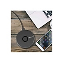 Manhattan Smartphone Wireless Charging Pad, QI certified, 10W, 7.5W and 5W charging, USB-C to USB-A cable included, USB-C input into pad, Cable 1.5m, Black, Three Year Warranty, Boxed induktive Ladematte - 10 Watt
