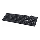 Manhattan - Tastatur - USB - Schwarz - retail