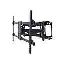 Manhattan TV & Monitor Mount, Wall, Full Motion, 1 screen, Screen Sizes: 37-75", Black, VESA 200x200 to 800x400mm, Max 75kg, LFD, Tilt & Swivel with 3 Pivots, Lifetime Warranty - Klammer - für gekrümmter LCD-Fernseher - stabiler Stahl - Schwarz - ...